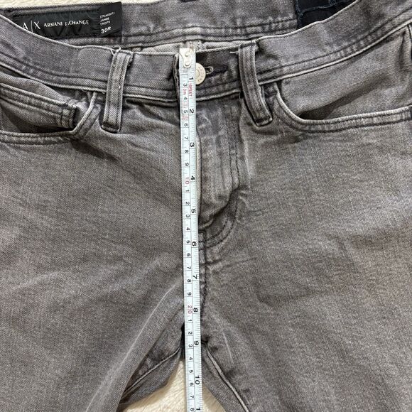 Armani Exchange J16 Striaght Jeans Mens Size 30x29 Gray Denim A/X | 8NZJ16 - Picture 9 of 10